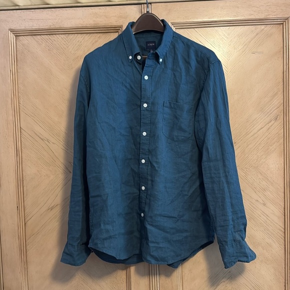 J. Crew Factory Other - J Crew Mens Mixed Linen Long Sleeve  - L